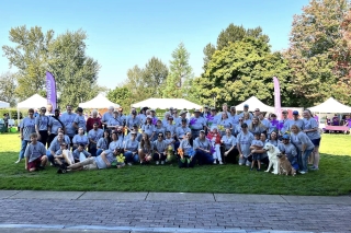 Alzheimer's Association participants at an event