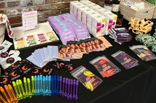A table of free products offered by The Cupcake Girls