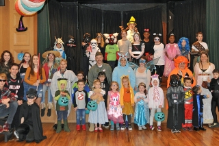 Photo of children dressed in costumes