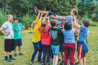 Photo of teenagers at camp