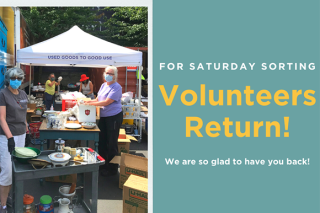Photo of Community Warehouse Saturday Sorting