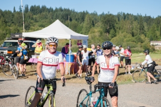 Cystic Fibrosis Foundation bikers