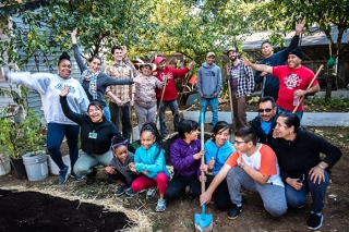 Photo of a Growing Gardens event