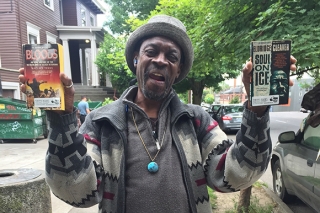 Photo of a book borrower